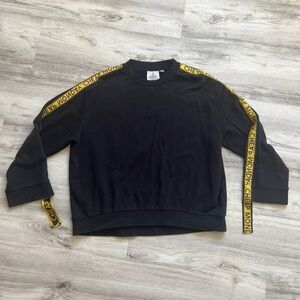 Cheap Monday Black Sweater with Yellow Details